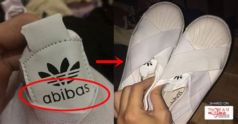 abibas fake shoes|adidas vs abibas.